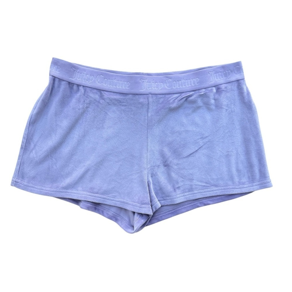 NWOT Juicy Couture Velour Rhinestone Shorts Size Large